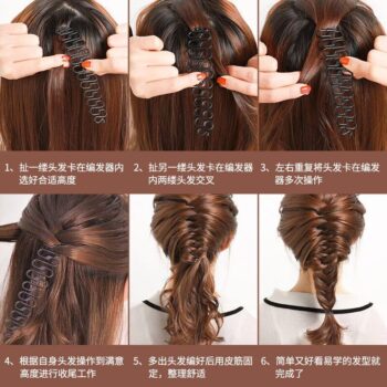 Magic Donut Bun Maker Set - Multi-style Hair Styling Accessories for Women 6 1905 5f0e7f