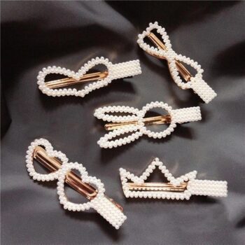 Chic Pearl Geometric Hair Clips - Elegant Hairpins for Women 5 2033 54987a