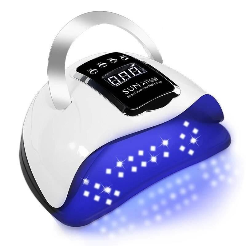 280W High-Efficiency UV/LED Nail Dryer Lamp with Smart Sensor and 4 Timer Settings.