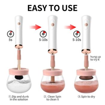 Electric Makeup Brush Cleaner and Dryer - Quick, Easy, and Effective Cleaning for Your Brushes 3 517 43f855